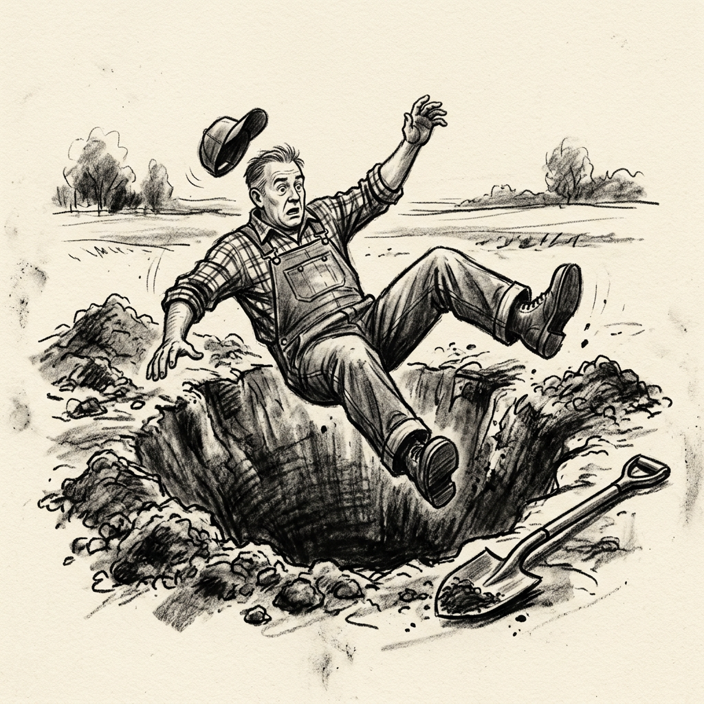 “Don’t Dig a Hole for Someone Else” – 